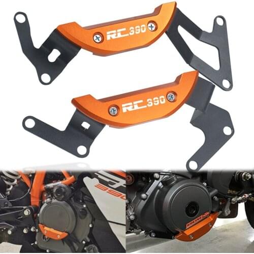 Motorcycle CNC Alumimum RC390 Engine Guard Protector Engine Protective Cover For RC250 390 2017 2018 2019 2020