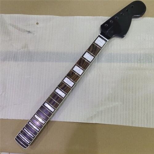 Big head Black 22 Frets 25.5" Maple Rosewood Fretboard Inlay Guitar Neck Electric Guitar parts