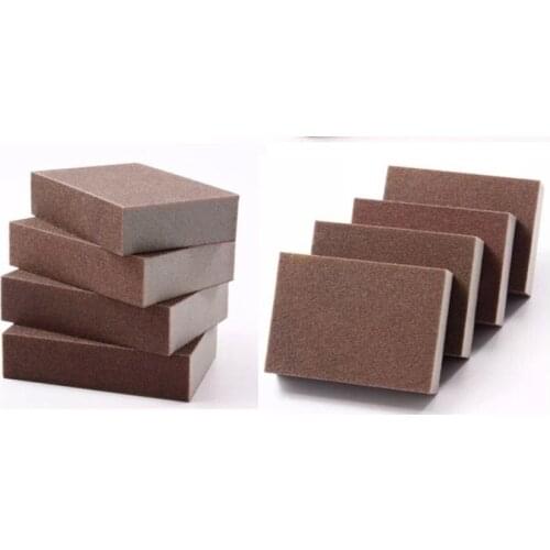 10 pcs 100MM X 70MM X 25MM SANDING SPONGE BLOCK polishing pad hand tool