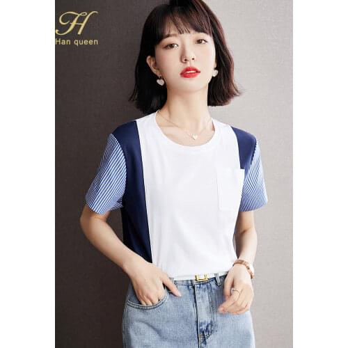 Цветные блузки H Han Queen China At AliExpress