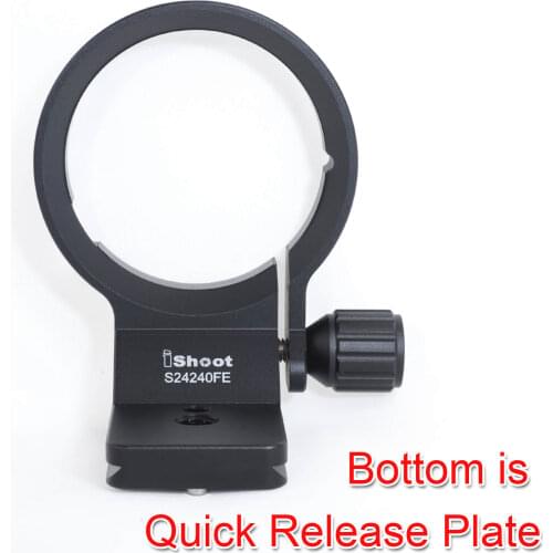 Tripod Mount Collar Ring with Quick Release Plate for Sony FE 85mm F1.4 GM, FE 90mm F2.8 Macro G OSS, FE 50mm f/2.8 Macro