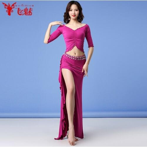 Sexy belly dance costume set dance costumes Modal performance clothing practice clothes belly dance costume belly dance skirt