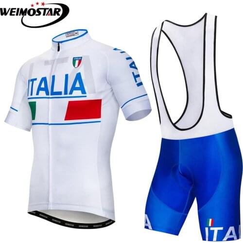 Weimostar Summer Cycling Jersey Sets Men bike jersey Mtb Ropa ciclismo Pro riding bicycle jersey clothing set sportswear