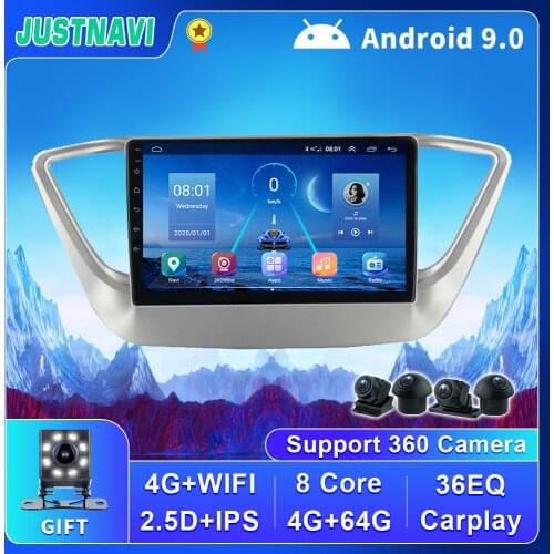 Multimedia Video Navigation GPS Android 9.0 For Hyundai Solaris 2012 2013 2017 2018 dvd Player 2 din Car Radio Stereo Player