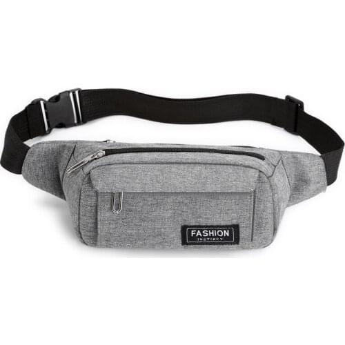 Waterproof Wear Resistant Outdoor Men Waist Packs Multi-Purpose Sports Chest Bag Oxford Cloth Business Wallet Storage Bag