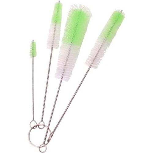 4pcs Nylon Tube Brushes Straw Set for Drinking Straws Glasses Keyboards Jewelry Cleaning Brushes Clean Tools
