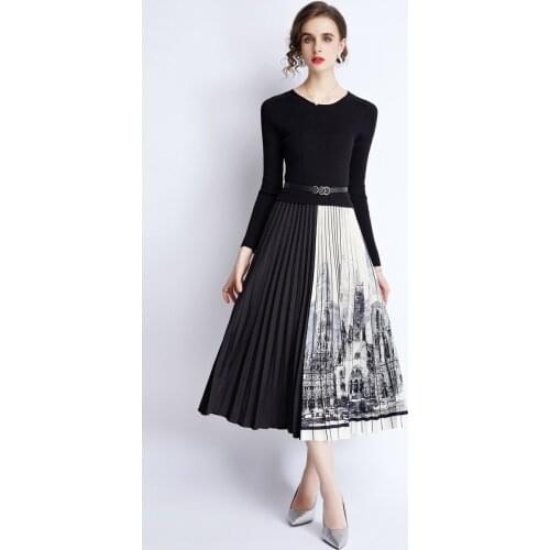 Модные трикотажные платья Oceanqiong China At AliExpress