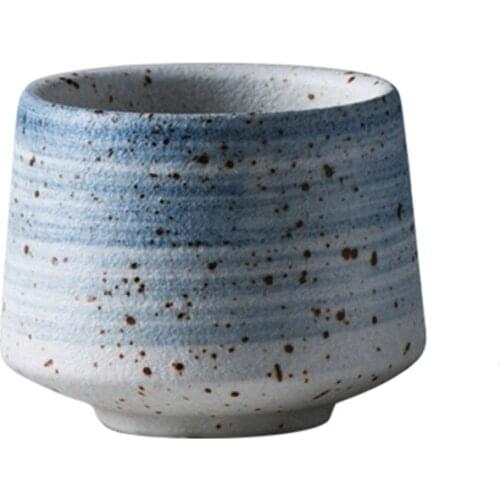 Solid Color Tea Water Cup Handmade Ceramic Tea Cup Stone Color Drinkware Matt Coffee Cup