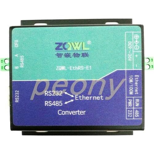 Serial Port Server/RS232 RS485 Serial Port to Ethernet Network to Serial Port/Modbus TCP