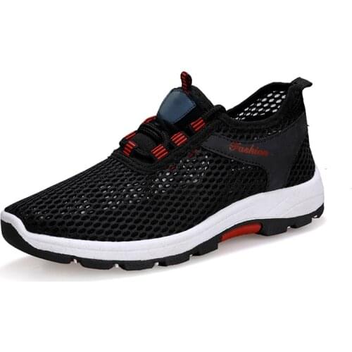 Casual mesh mens shoes Fashion sports running hiking shoes men Comfortable sports breathable casual shoes