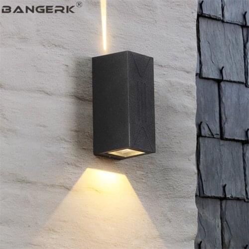 Nordic Outdoor LED Wall Lamp IP65 Waterproof Aluminium Lighting Modern Wall Sconce Lights Garden Porch Home Decor Fixtures