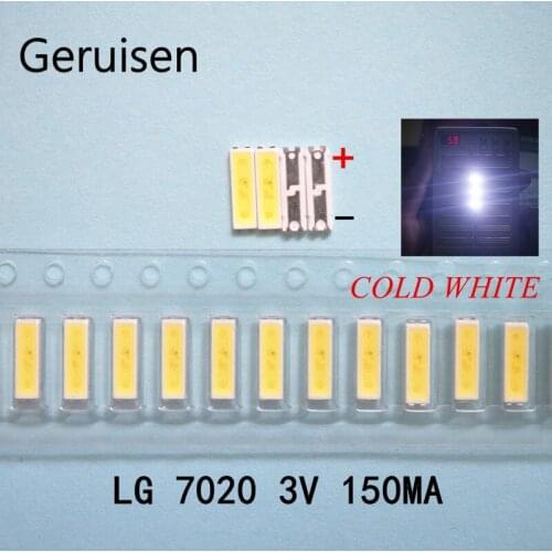 LED Backlight TV High Power 0.5W 3V 7020 LED Backlight Cool white For LG LED LCD TV Backlight Application PHHW7C277UP 1000PCS