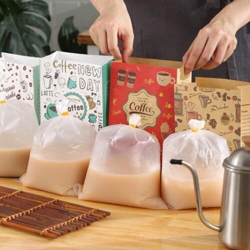 Thai Milk Tea Bag Beverage Packaging Bag Laos Coffee And Milk Tea Paper Bag Southeast Asia Milk Tea Bag Spread Packaging Plastic