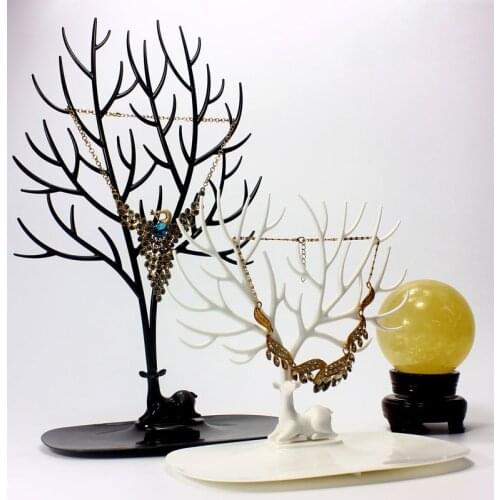 Women vogue Jewelry Necklace Bracelets Earrings Rings Deer Stand Display Organizer Holder Show Rack Showing Shelf 2019Hot Sale