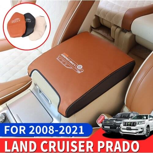 2008-2021 for Toyota Land Cruiser Prado 150 200 Armrest Cover Modified Leather Cover LC200 Accessory Leather Cover Interior