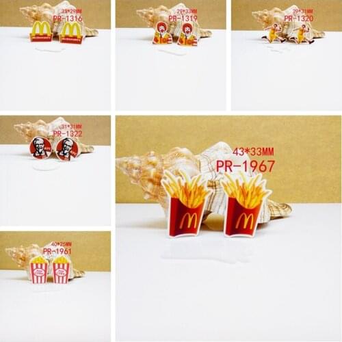 Free shipping 30 pcs food planar resin ribbon PR 1967