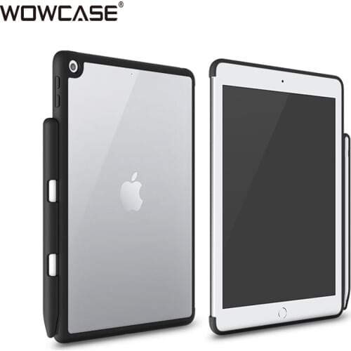 Case For iPad 2018,WOWCASE Pencil Holder Hard Ultra Slim Protector Match Keyboard Smart Case Cover for iPad 9.7 2018 A1893 A1954