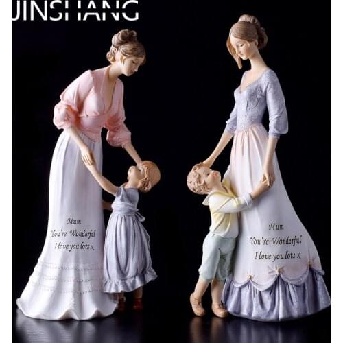 EUROPEAN WARMTH AND AFFECTION MOTHER AND CHILD HOME DECORATION MOTHERS DAY WEDDING GIFT