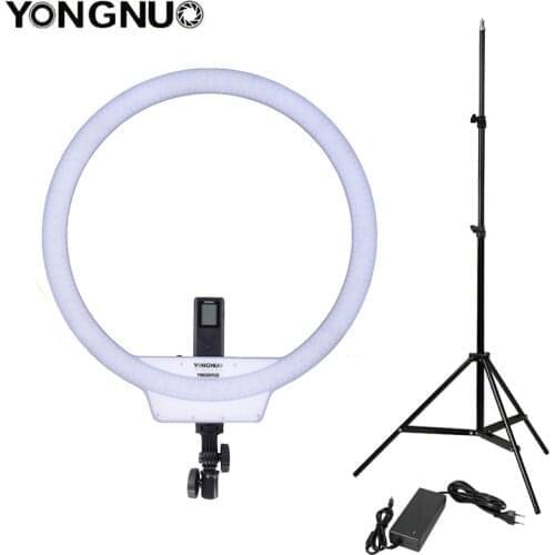 YONGNUO YN608 LED Video Light Photography Video Ring Light 5500K with Remote Controller +Carry Bag for Live Video