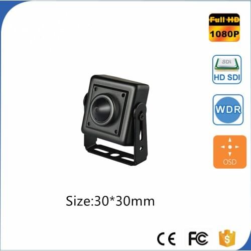 Spyeye Square Shaped Sdi Mini Camera Super Small 30x30mm 1/2.8 Progressive-Scan CMOS 1080P Full HD SDI Mini Camera With OSD Menu
