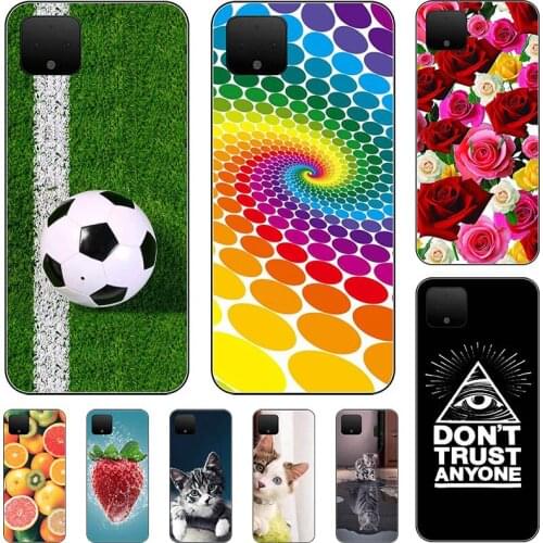 Soft TPU Cover For Google Pixel 4XL Case For Google Pixel 4 XL Cute Lovely Cartoon Phone Coque Capa Shell Bag