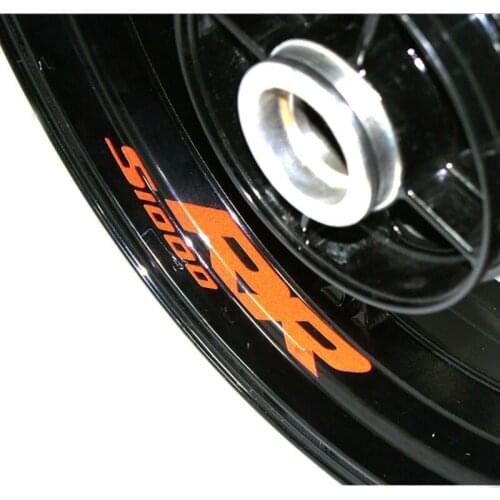Motorcycle Wheel Sticker Decal Reflective Rim Bike Motorcycle Suitable for BMW S1000 RR