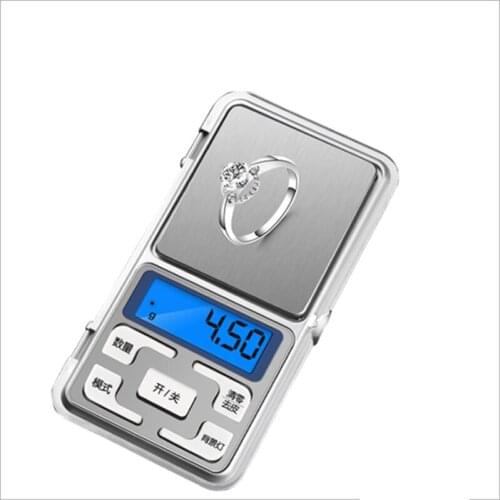 NEW Mini Pocket Digital Scale For Gold Sterling Silver Jewelry Balance Gram Electronic Kitchen Scales 100g/200g/500g x 0.01g