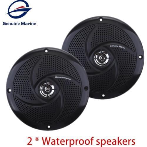 Genuine Marine 1 set 5.25 inch 40W Waterproof Marine Boat Speakers Motorcycle Audio Modified Speaker For car boat yacht ship mot