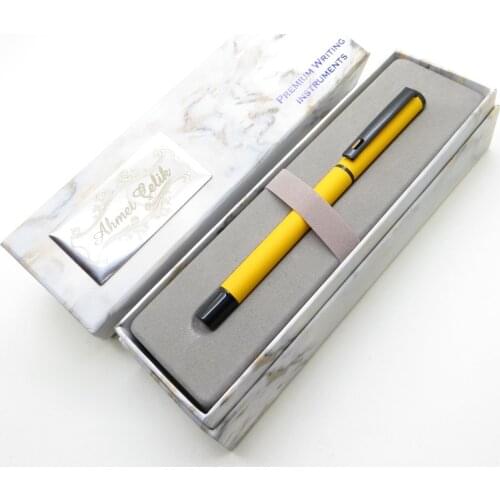 Wings Marble R172 Pastels Mango Roller Pen | İsme Special Pen | Gift Pen