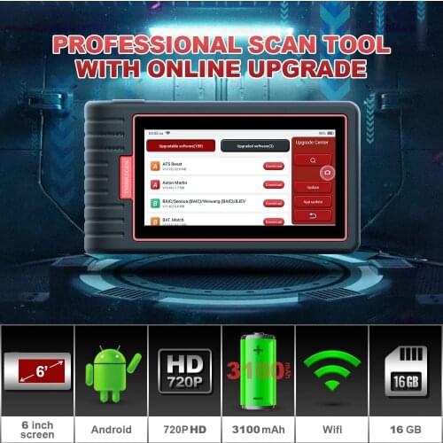THINKSCAN MAX Free Update Car Active Test ECU Coding 28 Reset All System Diagnostic Tool IMMO OBD2 Code Reade