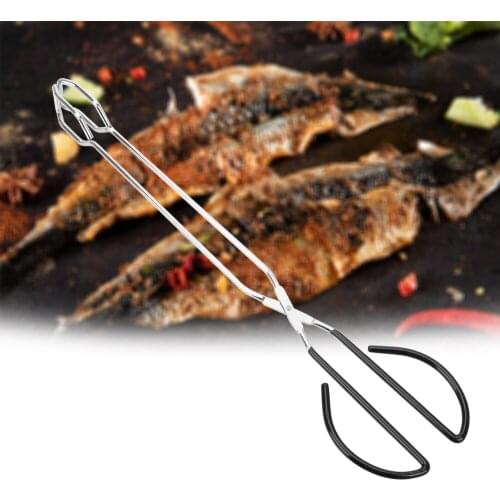 Barbecue Buffet Food Clip Convenient BBQ Tools Kitchen Gadgets Stainless Steel Barbecue Grill Pliers Carbon Pliers BBQ Tongs