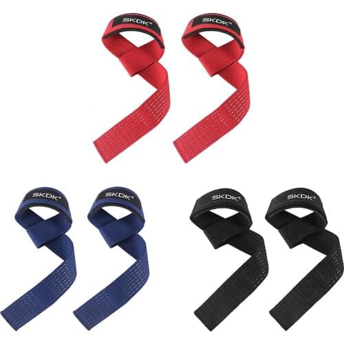 1Pair Weightlifting Hand Belt Anti-Slip Sport Fitness Wrist Wraps Straps Gym Support Lifting Grip Belt Fitness Bodybuilding