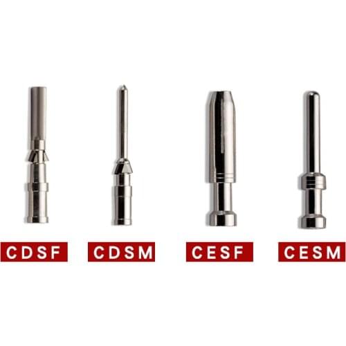 50PCS Heavy-duty connector cold-pressed pin jack rectangular connector aviation plug CDSM/CDSF/CESM/CESF