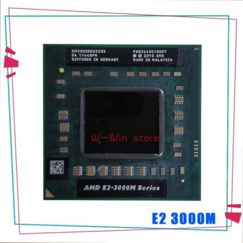 AMD E2-Series E2-3000M E2 3000M 1.8 GHz Dual-Core Dual-Thread CPU Processor EM3000DDX22GX Socket FS1