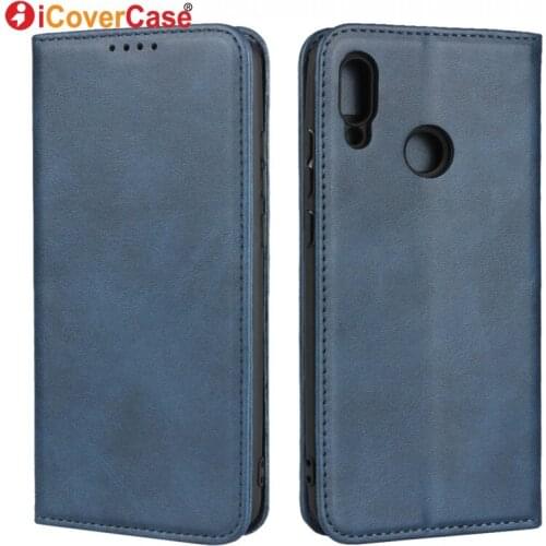 Flip Cover For Huawei P Smart 2019 Case Luxury Leather Business Wallet P smart 2019 Magnetic Coque Funda Phone Cases Accessory