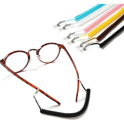 ZRHUA Colorful Silicone Eyeglasses Strap Glasses Sunglasses Sports Band Cord Holder Magnetic New Eyewear Accessoriy Hot Sale