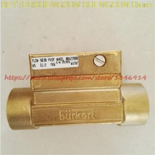 Sensor base FLOW S030PVDF WHEEL M5 G1/2 FKM 00423980