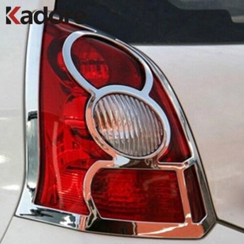 For Suzuki Alto 2009 -2012 2013 ABS Chrome Taillight Cover Tail Rear Light Covers Trims Lamp Hood Car Styling Accessories