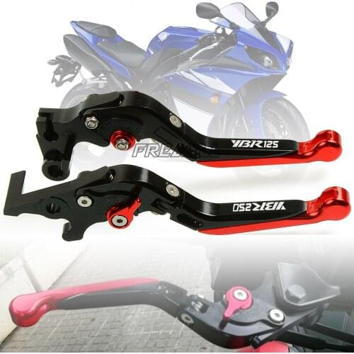 FREAXLL For Yamaha YBR125 YBR250 YBR 125 250 Motorbike Folding CNC Aluminum Handle Grips Motorcycle Brake Clutch Levers