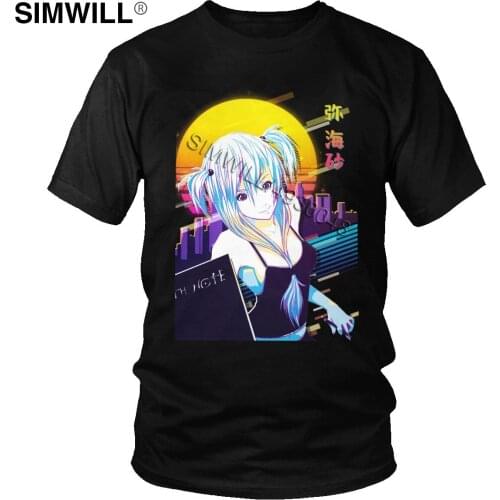 Death Note T-shirt Misa Amane T Shirt Homme Pre-shrunk Cotton Japan Anime Manga Tee O-neck Short Sleeved Urban Tshirt Clothing