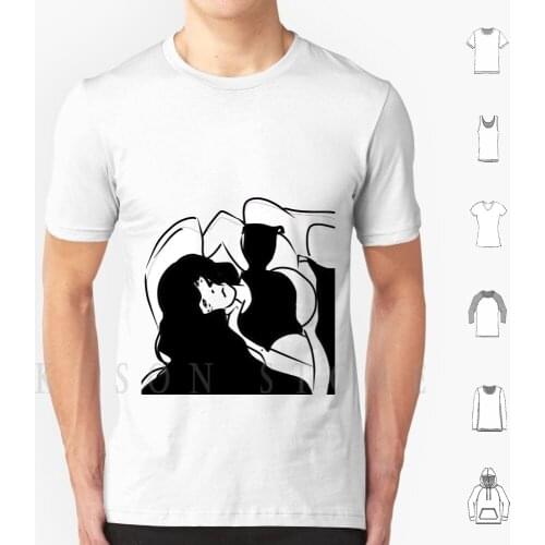 Sweetie Half Asleep T Shirt Cotton Men Diy Print Sleepy Hentai Lewd Large Breasts Girls Sexy Plus Size Full Figured