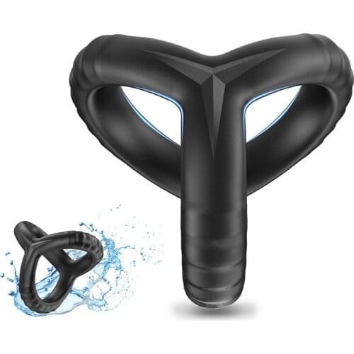 Penis Ring Reusable Silicone Semen Cock Ring Penis Enlargement Delayed Ejaculation Sex Toys for Men Anillos Para El Pene