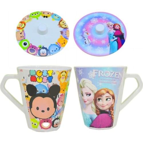 Disney Creative melamine handle cup drop and heat resistant children cartoon mouthwash cup cute gift tea cup