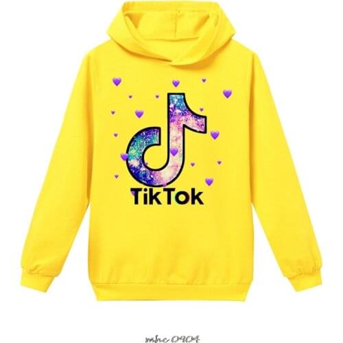 Hot Tik Tok Kids Hoodie 3D Printed Sweatshirts Outwear Children Boy/girl Cartoon Hoody Pullover Tik Tok Kids Clothes
