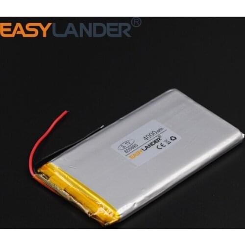 6x56x95mm 3.7V 4000mAh Rechargeable li Polymer Li-ion Battery For Bluetooth Notebook Tablet PC Consumer electronics605695 065695
