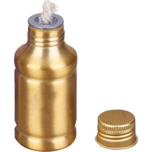 Metal Alcohol Lamp Portable Liquid Stoves For Outdoor Survival Camping Hiking Travel Without Alcohol