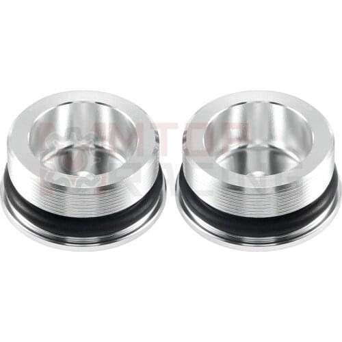 Front Fork Upper Screws Top Caps Fork Bolts For Yamaha XJ600 1998-2003 XVS650 1997-2007 DT125 2004-2006 XVS400 1D0-23111-00-00