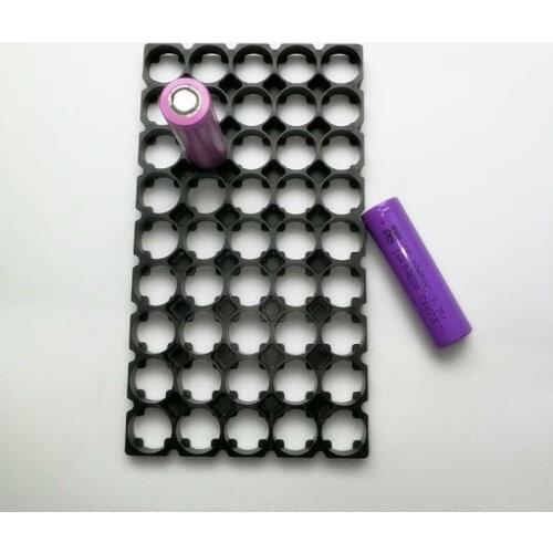 15pcs/lot MasterFire 5*9 18650 Batteries Spacer Radiating Holder Bracket Black Plastic Battery Storage Box Holder Brackets