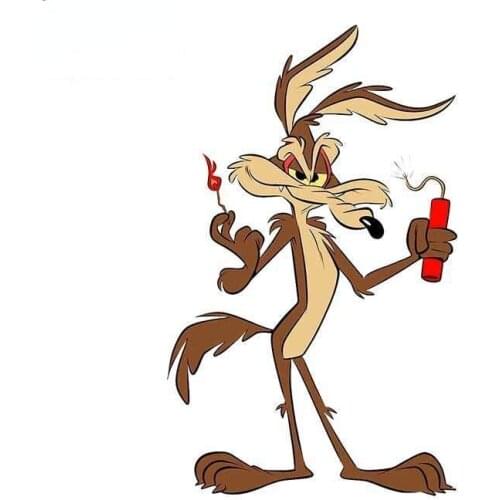 Funny Cute Coyote Kingdom Hearts Anime Car Sticker Decal Decor Laptop Trunk PVC Vinyl Sticker Window Windshield Accessories