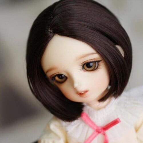 1/3 1/4 1/6 1/8 Short Lovely Straight HighTemperature Wire Bjd Wig SD For Doll